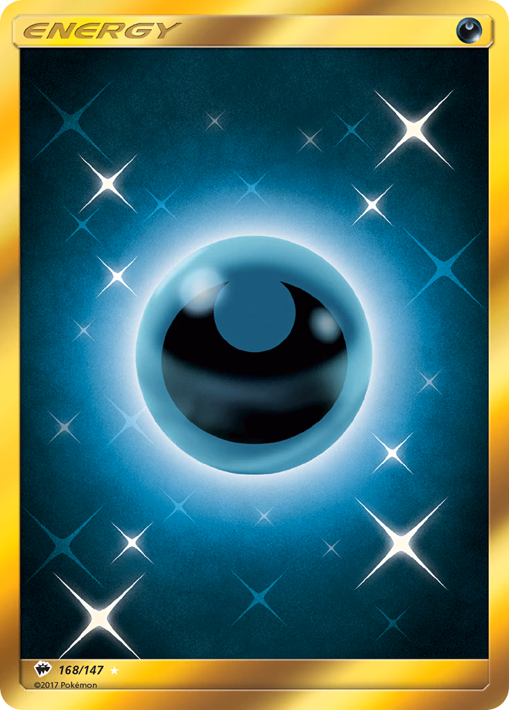 Darkness Energy Pokemon card (168/147, Burning Shadows)