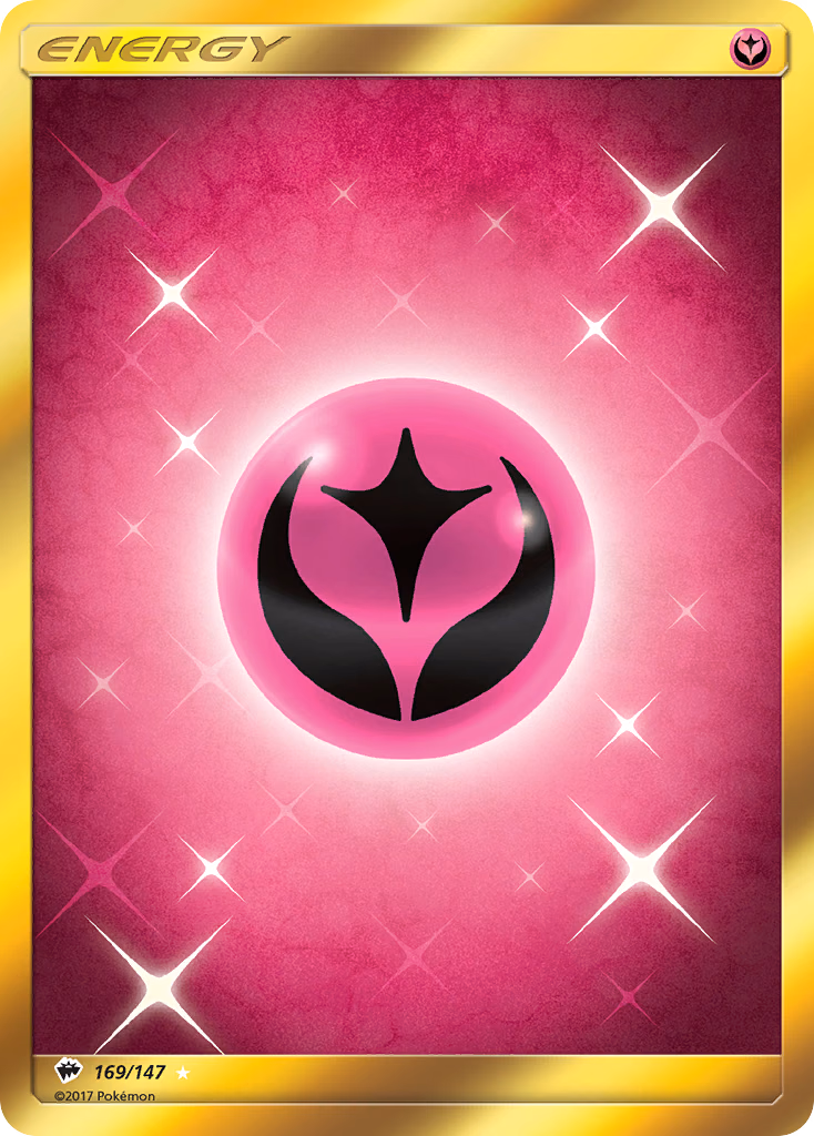 Fairy Energy Pokemon card (169/147, Burning Shadows)