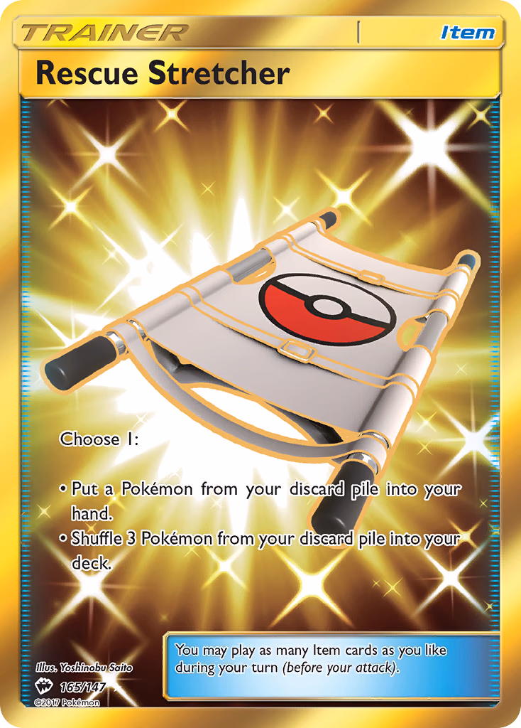Rescue Stretcher Pokemon card (165/147, Burning Shadows)