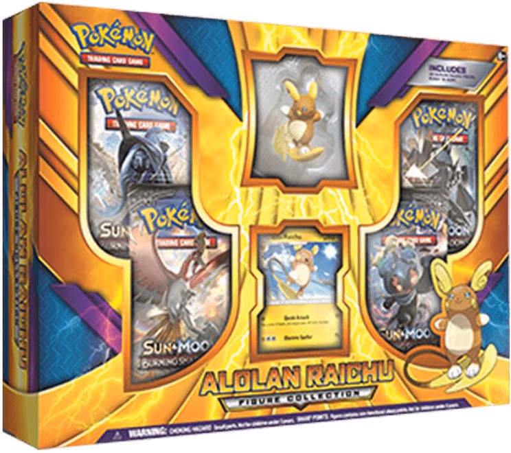 Pokemon Burning Shadows Alolan Raichu Figure Collection