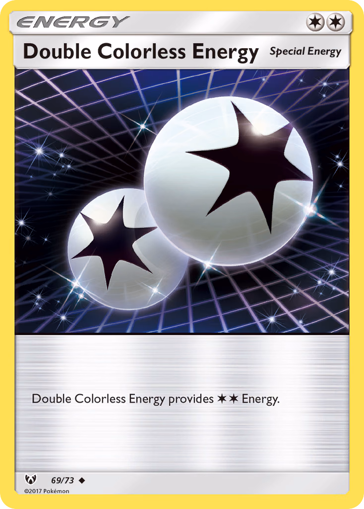 Double Colorless Energy Pokemon card (69/73, Shining Legends)