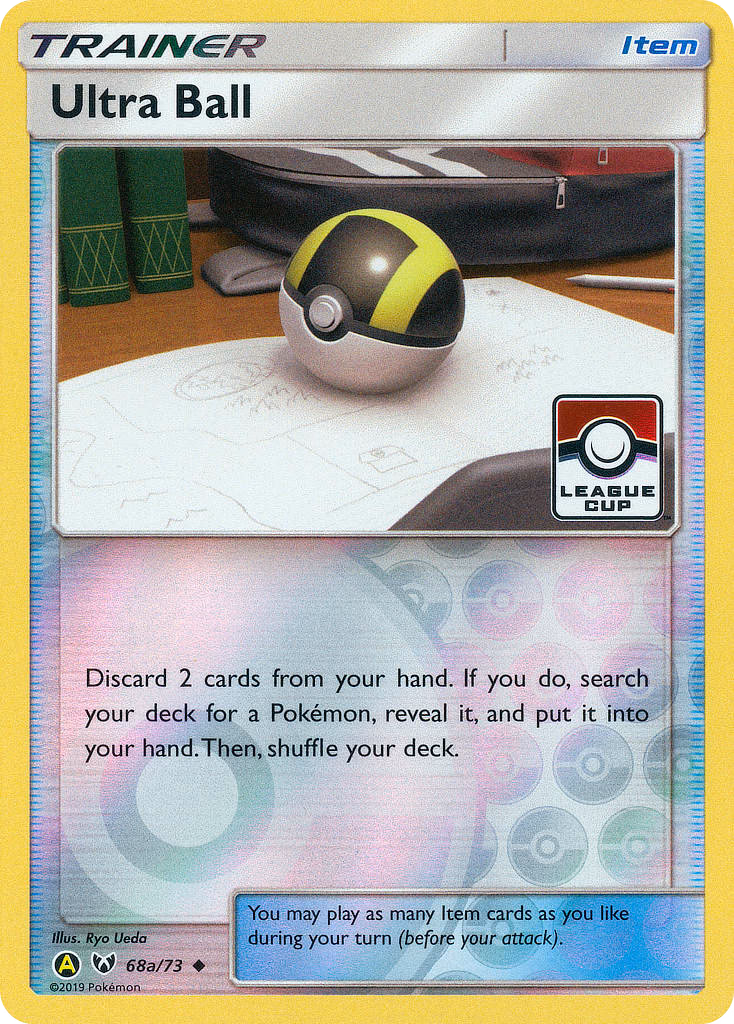 Ultra Ball Pokemon card (68a/73, Shining Legends)
