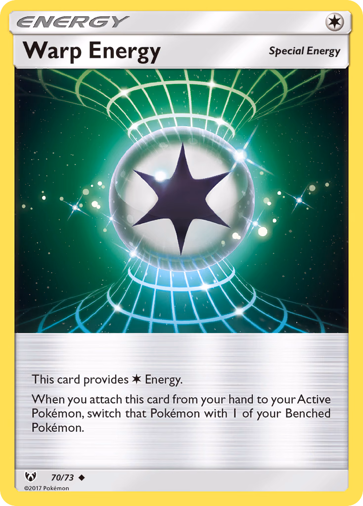 Warp Energy Pokemon card (70/73, Shining Legends)