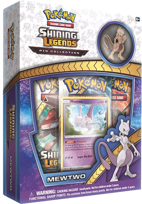 Pokemon Shining Legends Pin Collection: Mewtwo