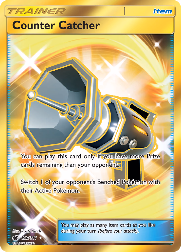 Counter Catcher Pokemon card (120/111, Crimson Invasion)