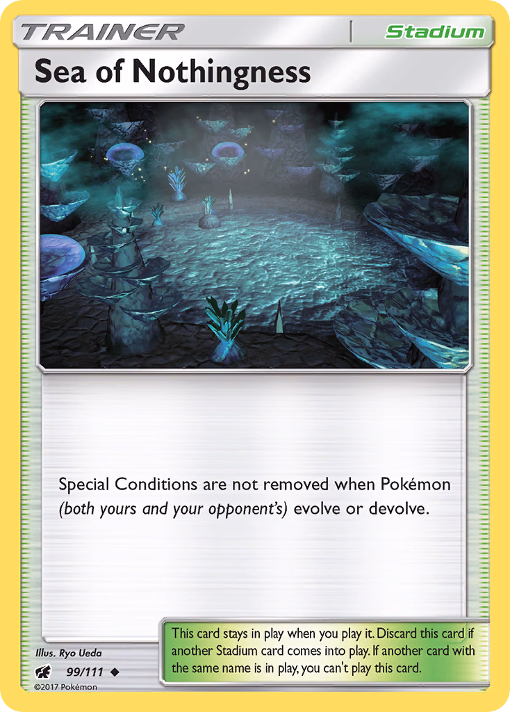 Sea of Nothingness Pokemon card (99/111, Crimson Invasion)