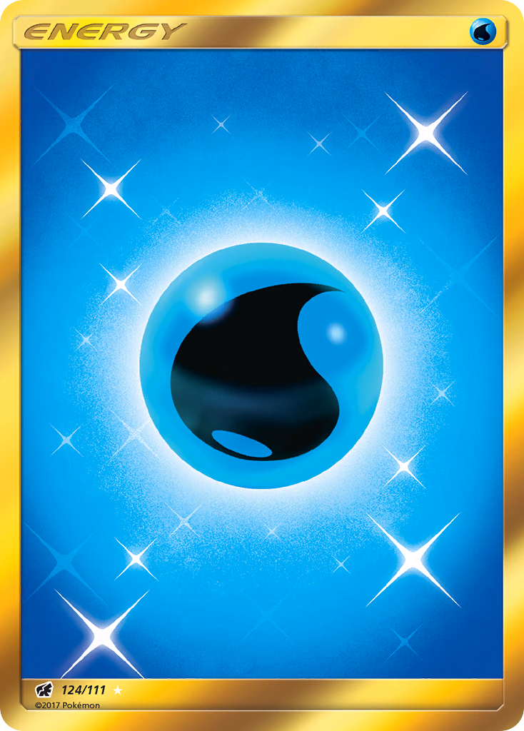 Water Energy Pokemon card (124/111, Crimson Invasion)