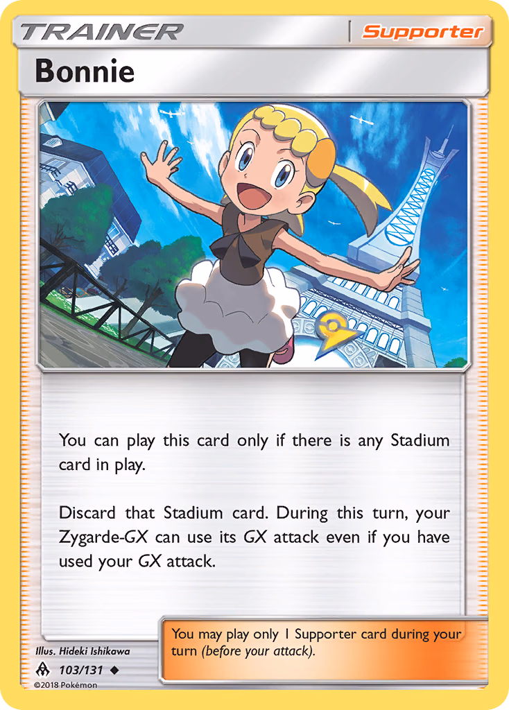 Bonnie Pokemon card (103/131, Forbidden Light)