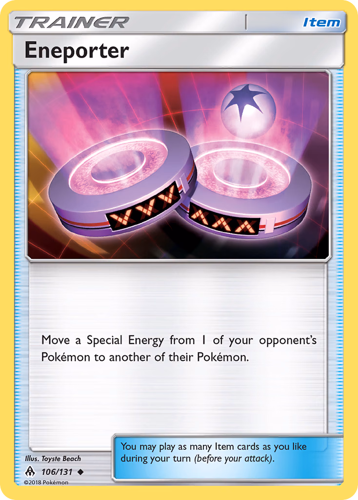 Eneporter Pokemon card (106/131, Forbidden Light)