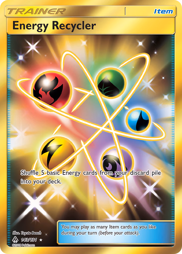 Energy Recycler Pokemon card (143/131, Forbidden Light)