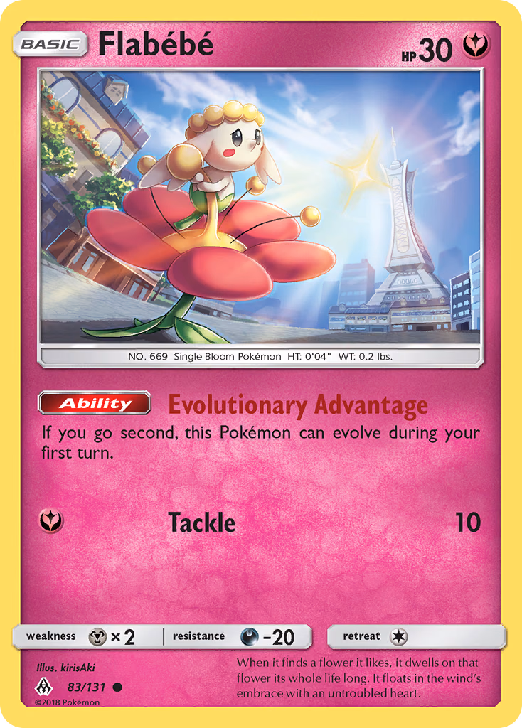 Flabébé Pokemon card (83/131, Forbidden Light)