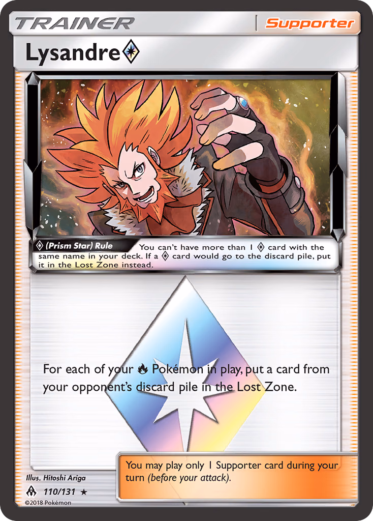 Lysandre ◇ Pokemon card (110/131, Forbidden Light)