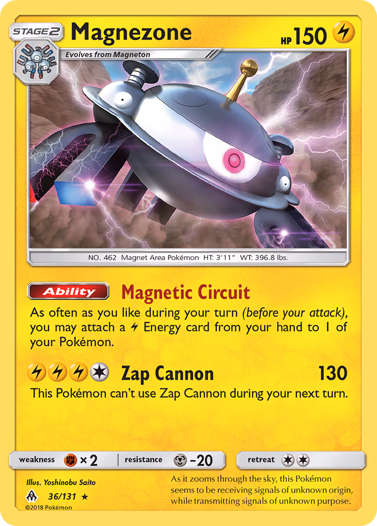 Magnezone Pokemon card (36/131, Forbidden Light)