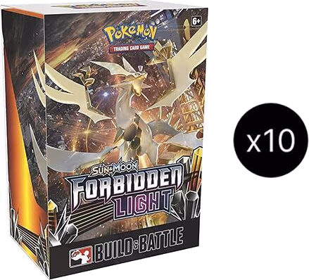 Pokemon Forbidden Light Prerelease Kit Display