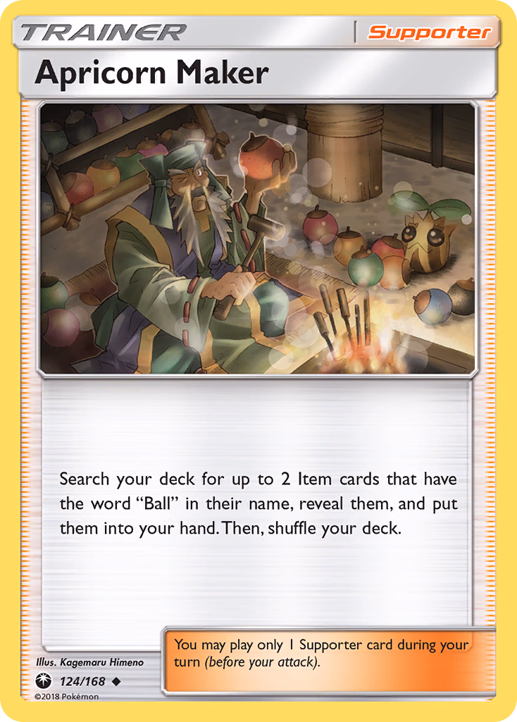 Apricorn Maker Pokemon card (124/168, Celestial Storm)