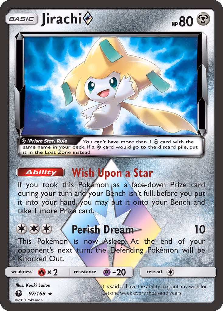 Jirachi ◇ Pokemon card (97/168, Celestial Storm)