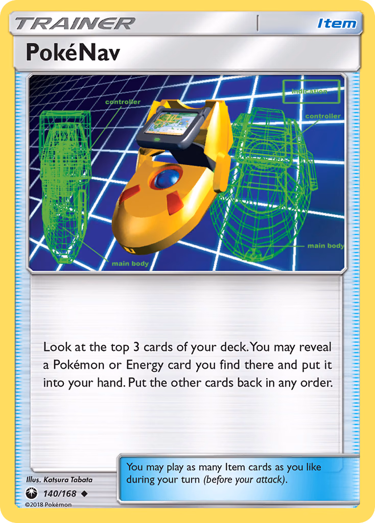 PokéNav Pokemon card (140/168, Celestial Storm)