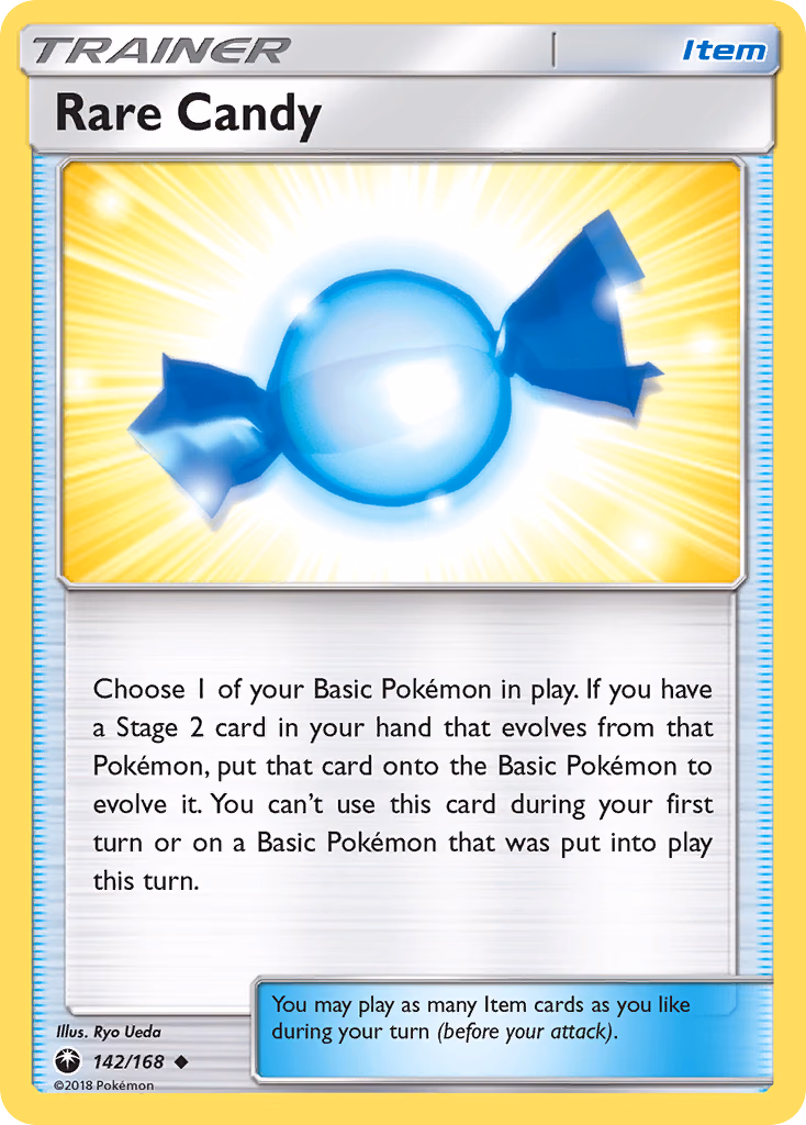 Rare Candy Pokemon card (142/168, Celestial Storm)