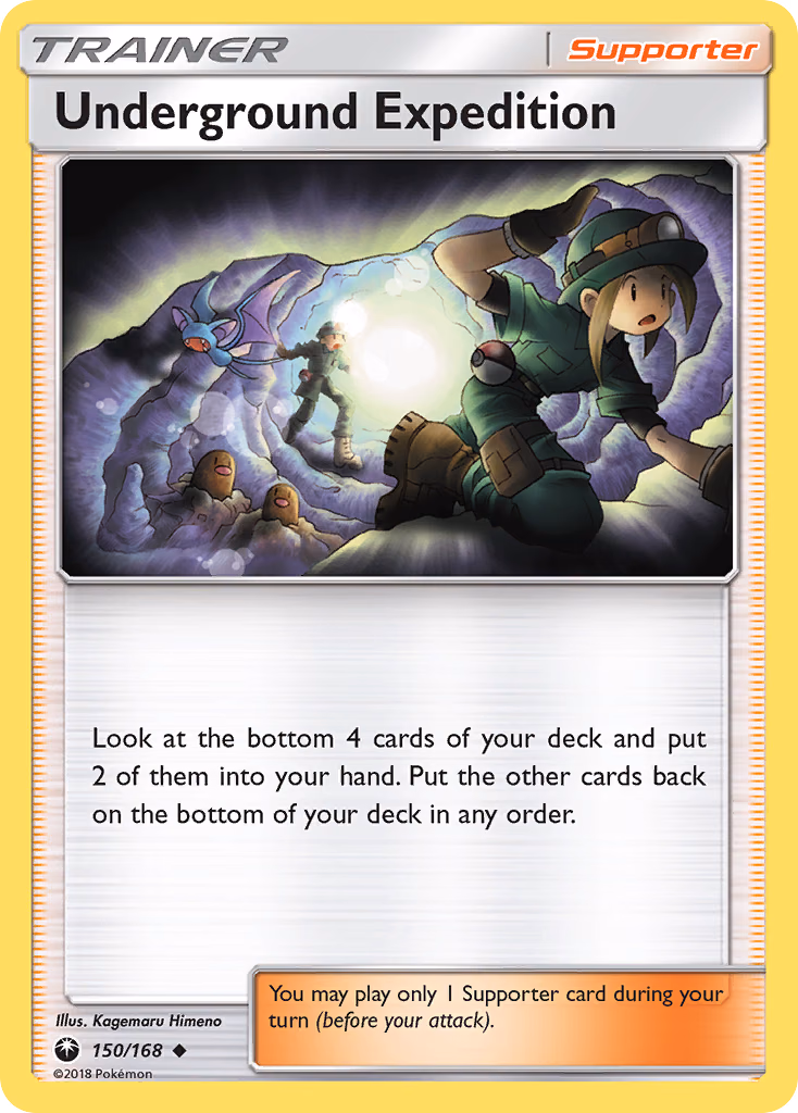 Underground Expedition Pokemon card (150/168, Celestial Storm)