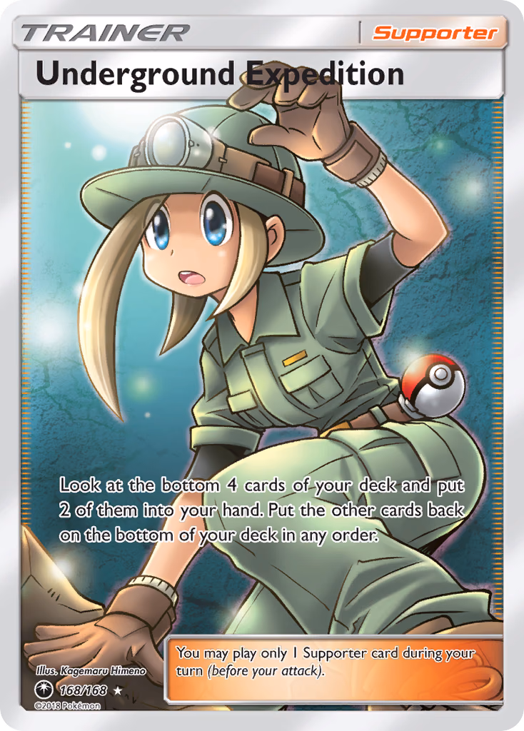 Underground Expedition Pokemon card (168/168, Celestial Storm)