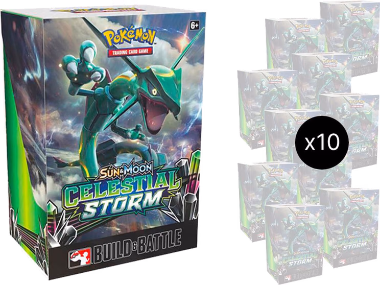 Pokemon Celestial Storm Build & Battle Box Display