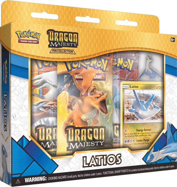 Pokemon Dragon Majesty Pin Collection [Latios]