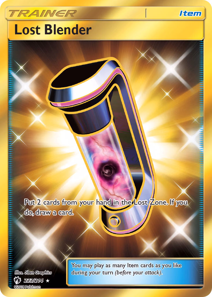 Lost Blender Pokemon card (233/214, Lost Thunder)