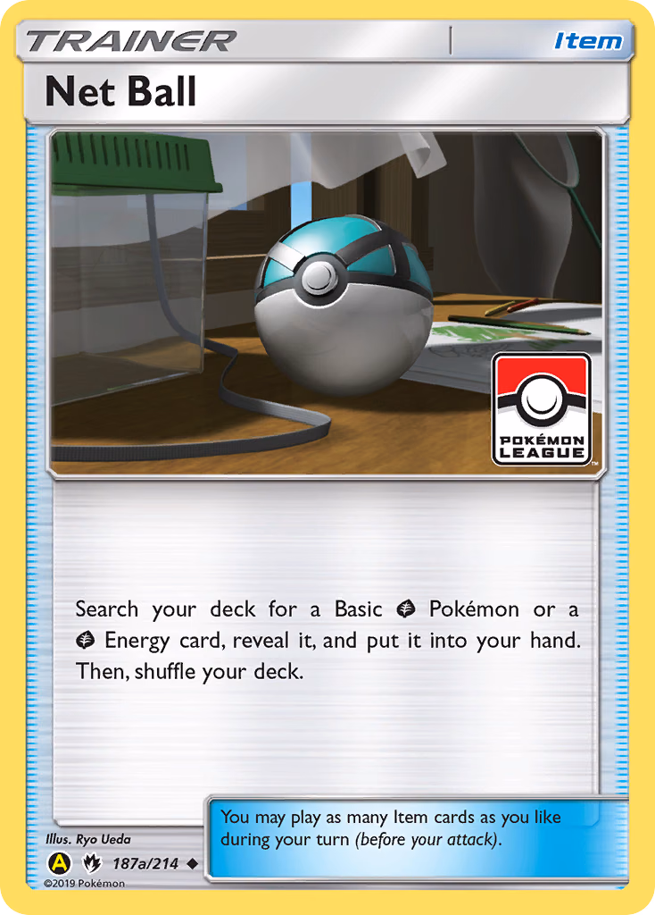 Net Ball Pokemon card (187a/214, Lost Thunder)