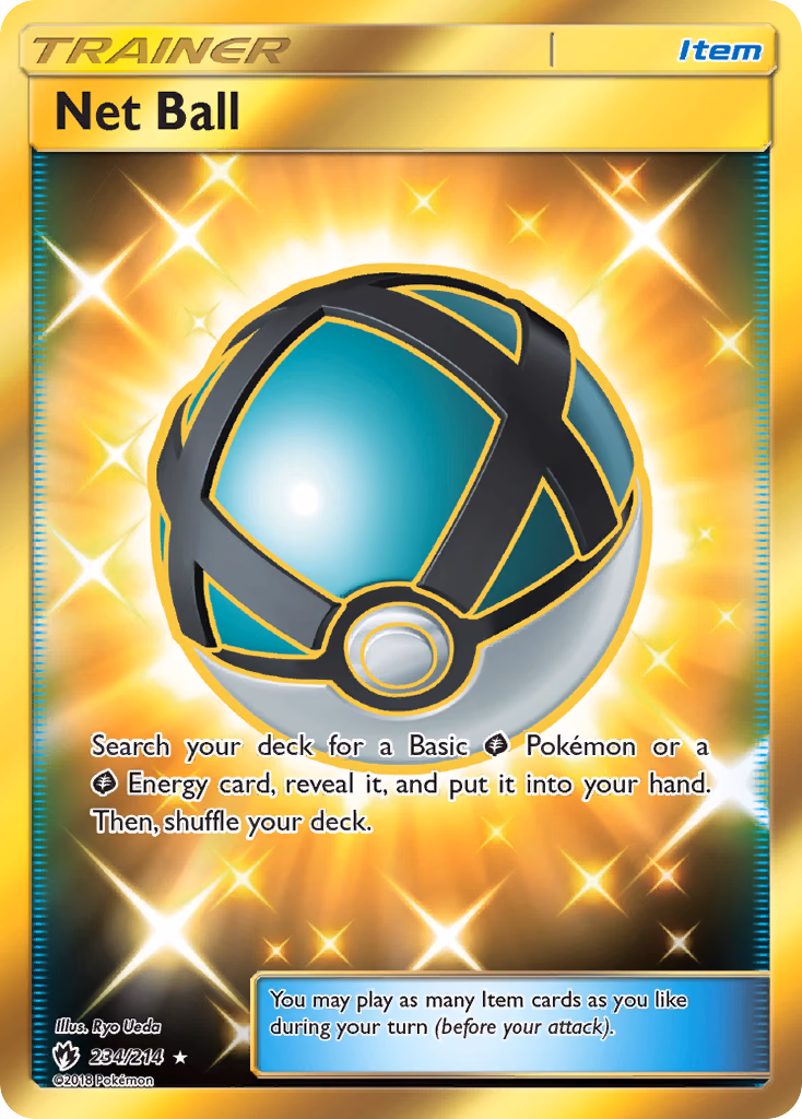 Net Ball Pokemon card (234/214, Lost Thunder)