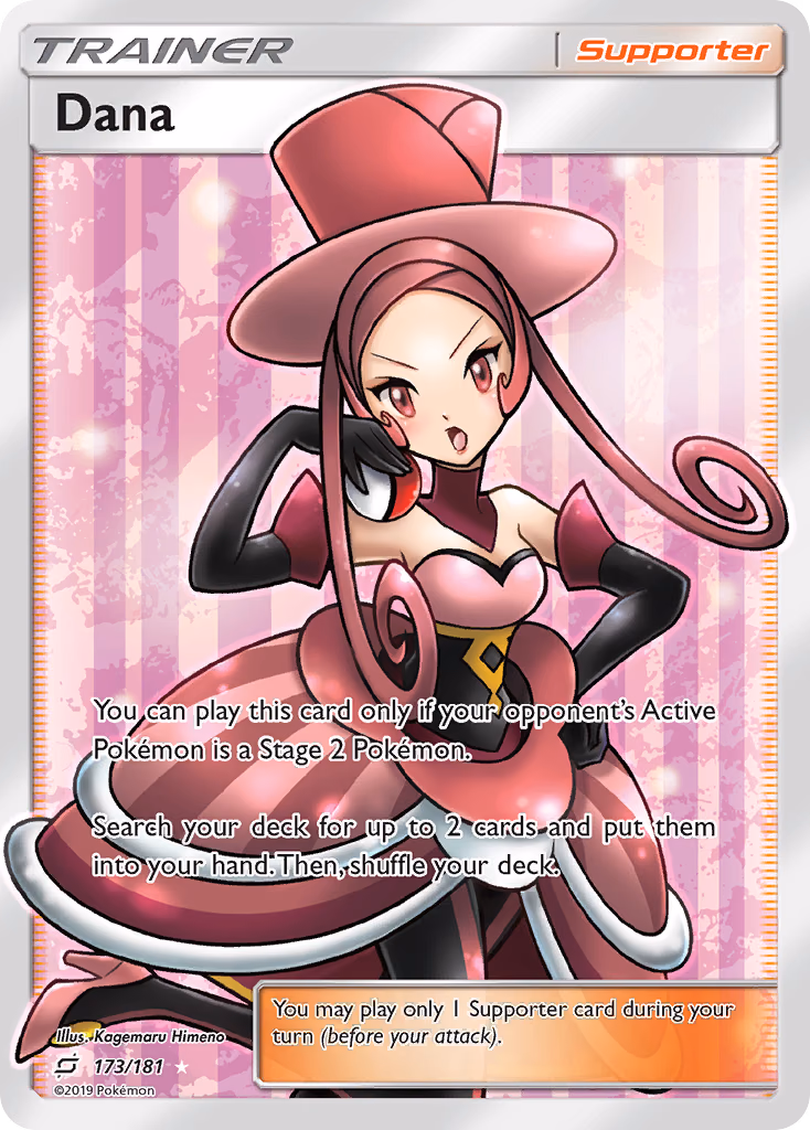 Dana Pokemon card (173/181, Team Up)