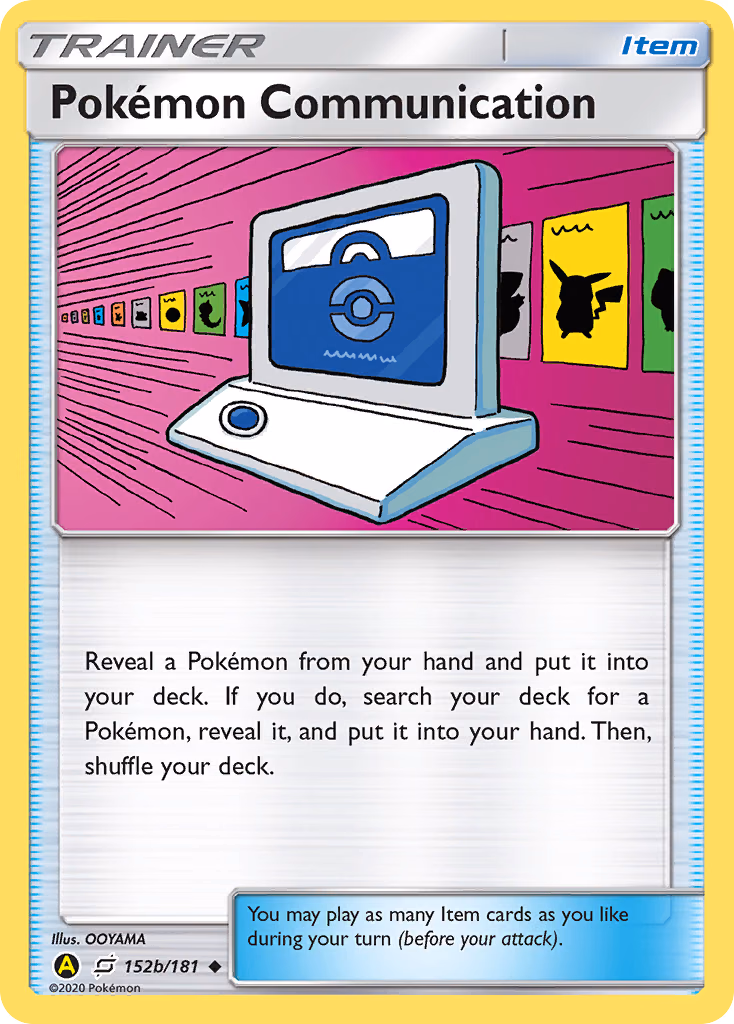 Pokémon Communication Pokemon card (152b/181, Team Up)