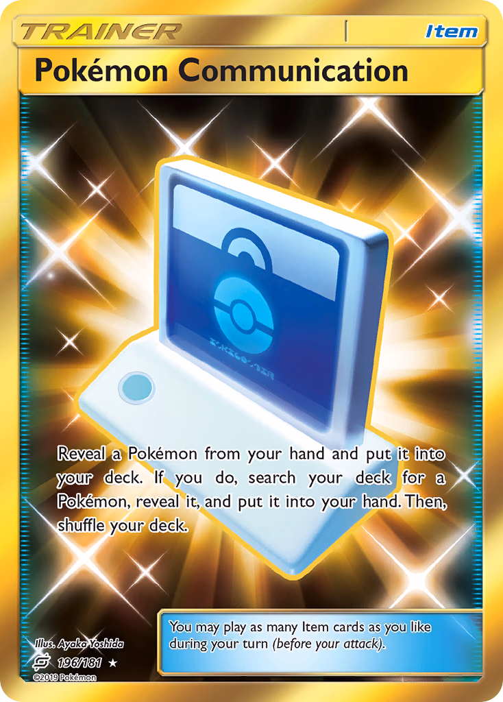 Pokémon Communication Pokemon card (196/181, Team Up)