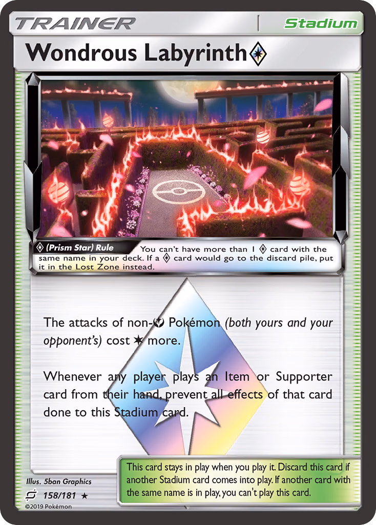 Wondrous Labyrinth ◇ Pokemon card (158/181, Team Up)