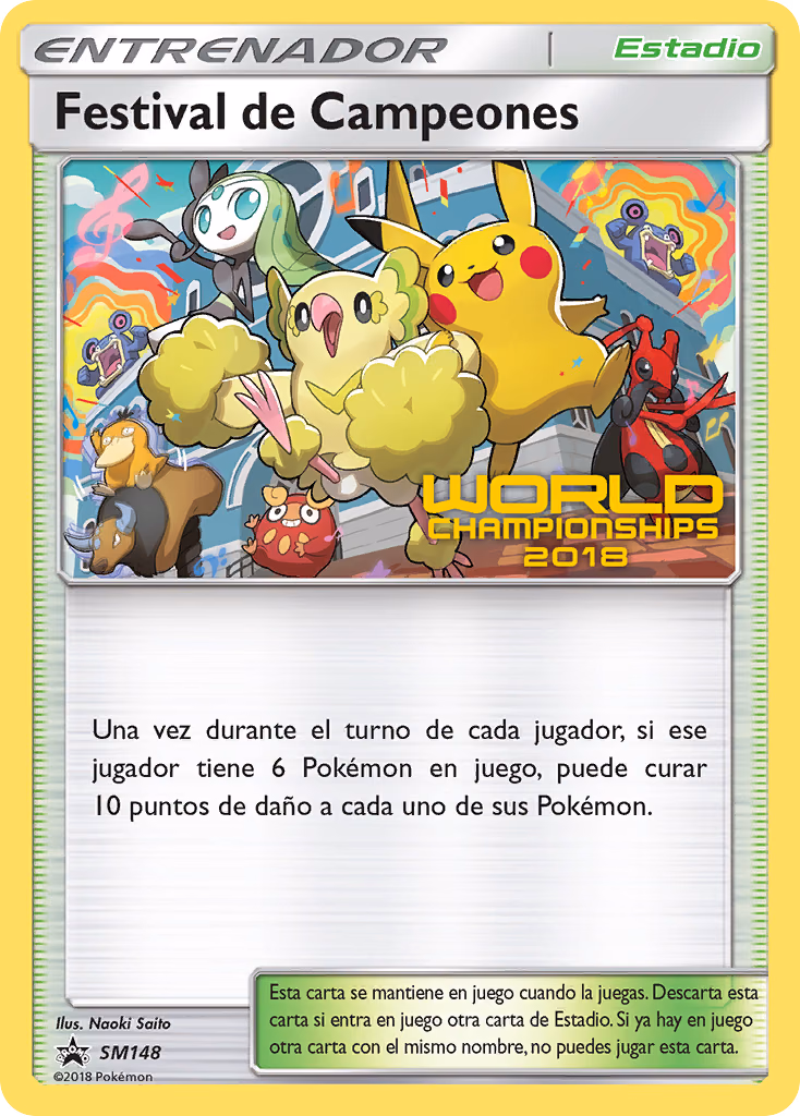 Champions Festival Pokemon card (SM148, SM Black Star Promos)