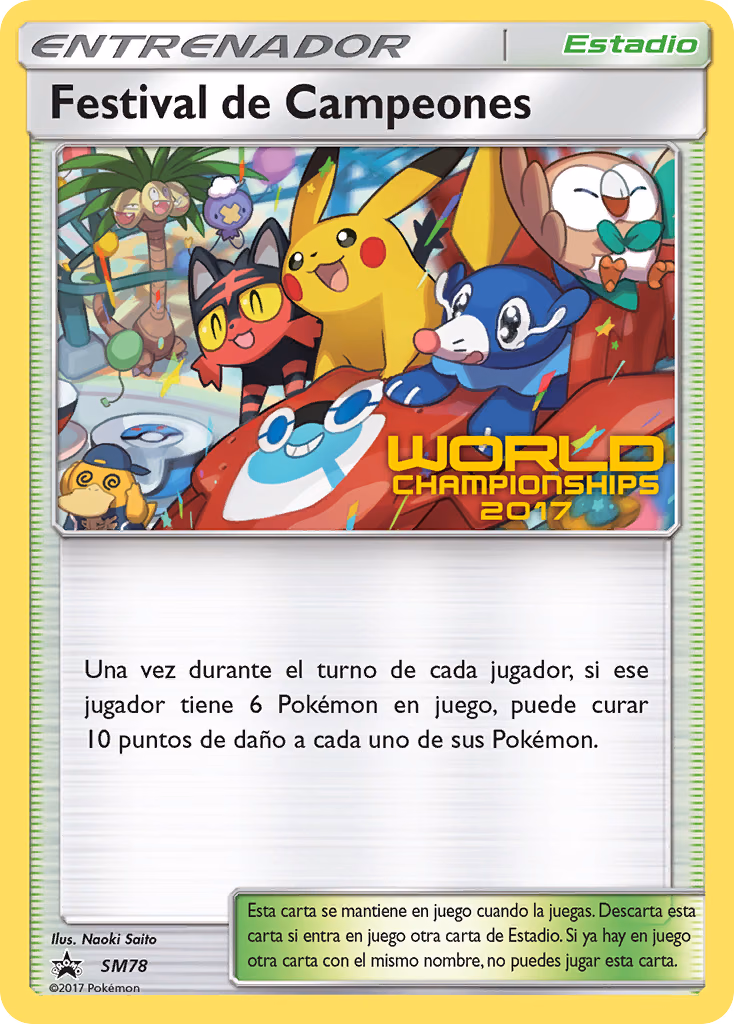 Champions Festival Pokemon card (SM78, SM Black Star Promos)