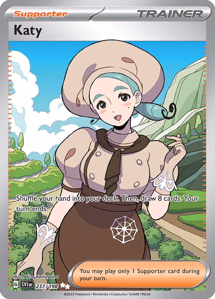 Katy Pokemon card (237/198, Scarlet & Violet)