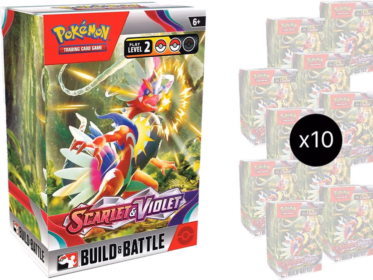 Pokemon Scarlet & Violet Build & Battle Box Display