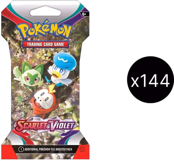 Pokemon Scarlet & Violet Sleeved Booster Case