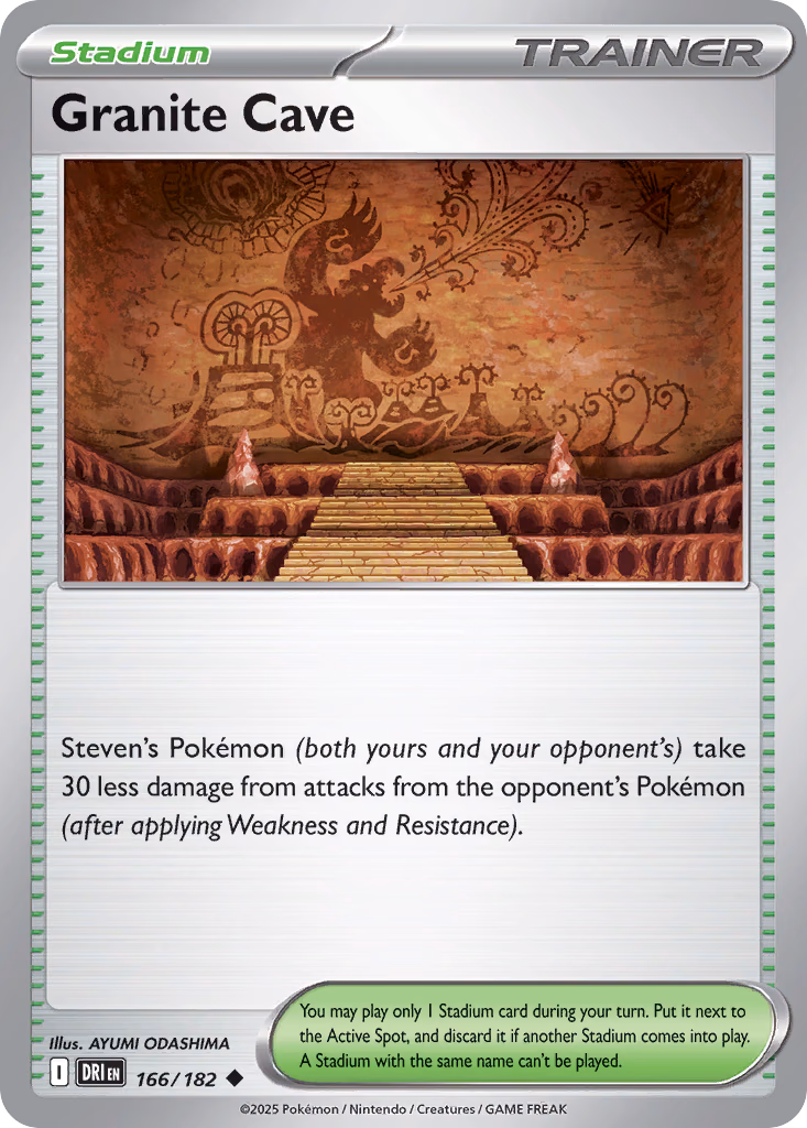 Granite Cave Pokemon card (166/182, Destined Rivals)