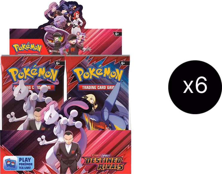 Pokemon Destined Rivals Booster Box Case
