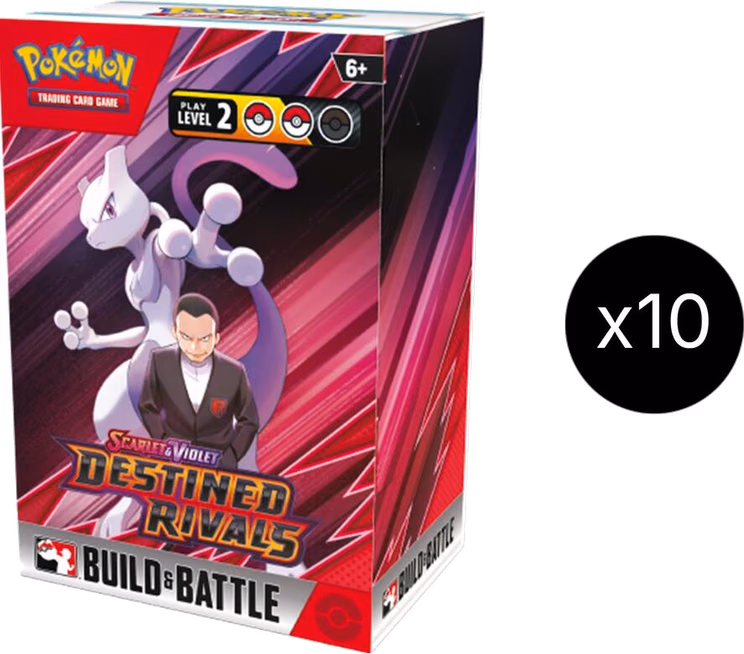 Pokemon Destined Rivals Build & Battle Box Display