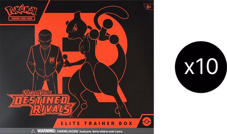 Pokemon Destined Rivals Elite Trainer Box Case