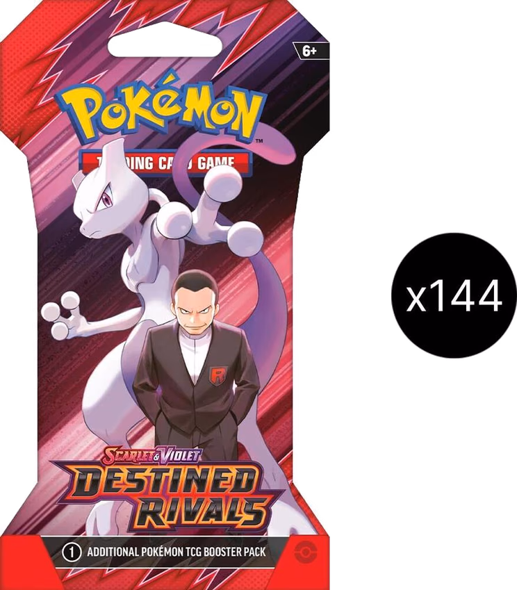 Pokemon Destined Rivals Sleeved Booster Case
