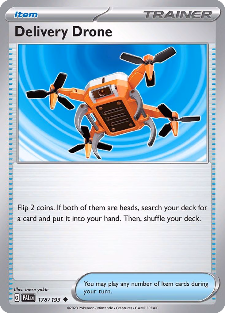 Delivery Drone Pokemon card (178/193, Paldea Evolved)