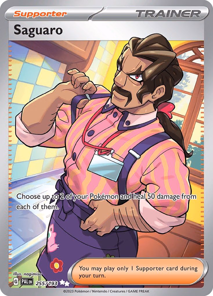 Saguaro Pokemon card (255/193, Paldea Evolved)