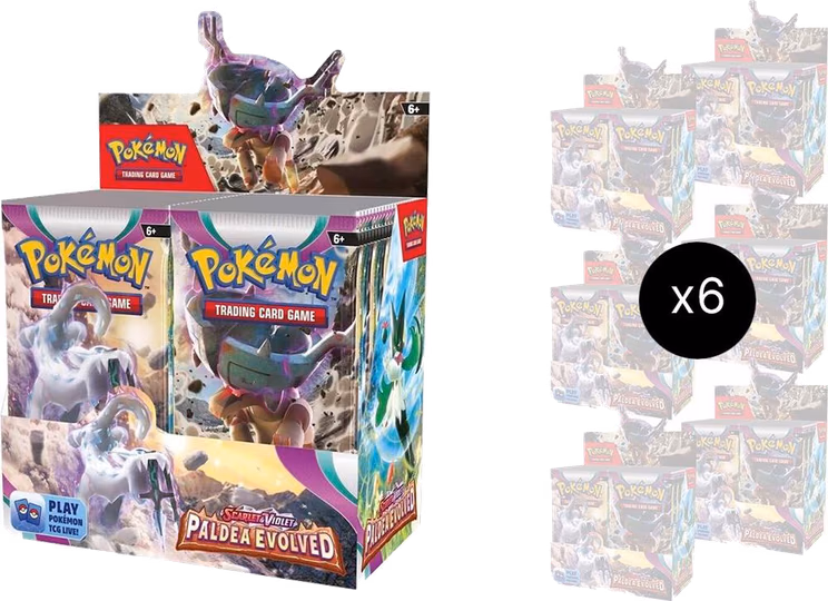 Pokemon Paldea Evolved Booster Box Case