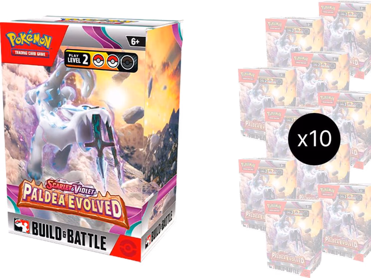 Pokemon Paldea Evolved Build & Battle Box Display