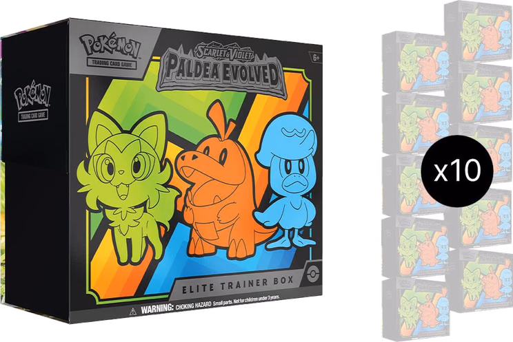Pokemon Paldea Evolved Elite Trainer Box Case