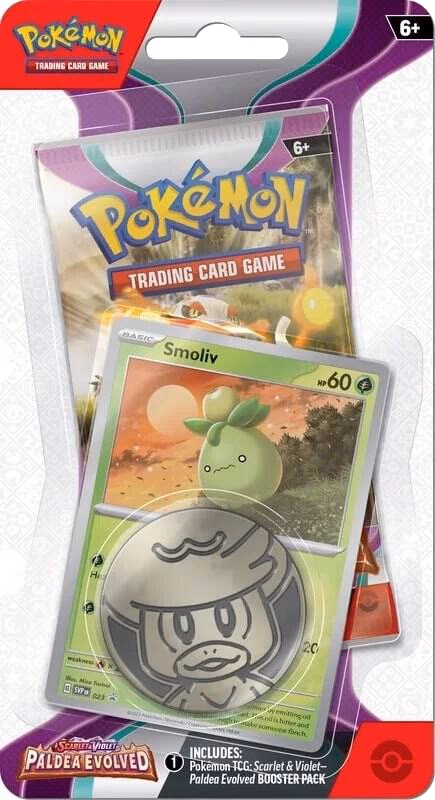 Pokemon Paldea Evolved Single Pack Blister [Smoliv]