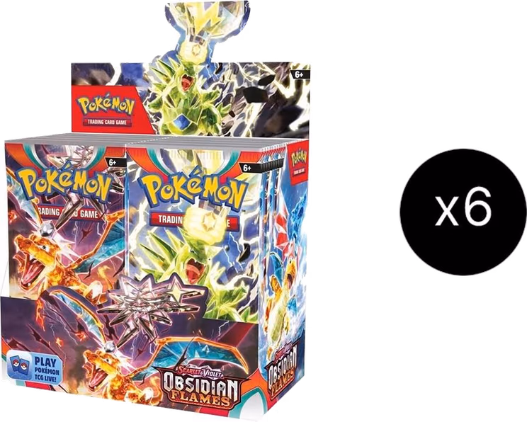 Pokemon Obsidian Flames Booster Box Case